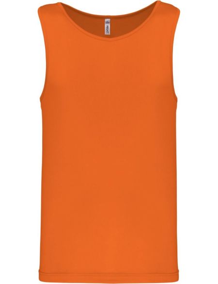 Herren-Sport-Tanktop Kariban ProAct PA441 fluoreszierendes Orange