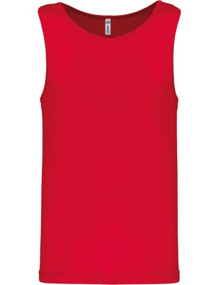 Herren-Sport-Tanktop Kariban ProAct PA441 rot