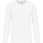 Sport-T-Shirt mit langen Ärmeln Kariban ProAct PA443 weiß