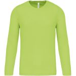 Sport-T-Shirt mit langen Ärmeln Kariban ProAct PA443 Limette