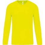 Sport-T-Shirt mit langen Ärmeln Kariban ProAct PA443 fluoreszierendes Gelb