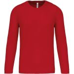Sport-T-Shirt mit langen Ärmeln Kariban ProAct PA443 rot