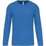 Sport-T-Shirt mit langen Ärmeln Kariban ProAct PA443 Aquablau