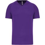 Herren-Sport-T-Shirt mit V-Ausschnitt Kariban ProAct PA476 violett