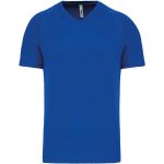 Kariban ProAct PA476 sportliches königsblaues Herren-Sport-T-Shirt mit V-Ausschnitt