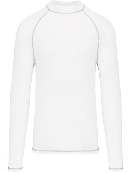 Sport-T-Shirt mit langen Ärmeln Kariban ProAct PA4017 weiß