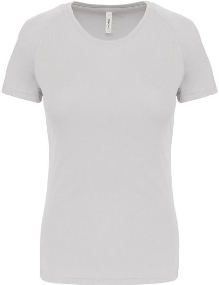 Damen-Sport-T-Shirt Kariban ProAct PA439 weiß