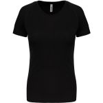 Damen-Sport-T-Shirt Kariban ProAct PA439 schwarz