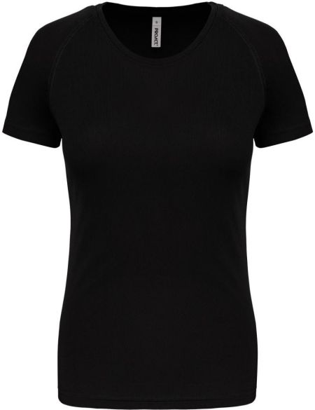 Damen-Sport-T-Shirt Kariban ProAct PA439 schwarz