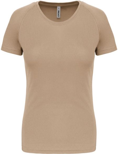Damen-Sport-T-Shirt Kariban ProAct PA439 Sand