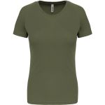 Damen-Sport-T-Shirt Kariban ProAct PA439 grün oliv