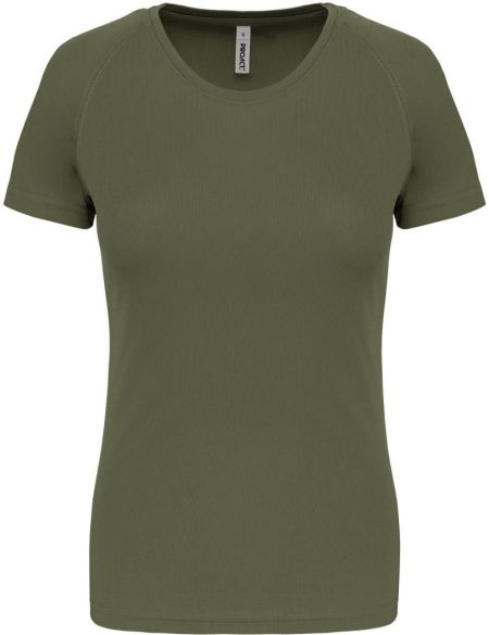 Damen-Sport-T-Shirt Kariban ProAct PA439 weiß