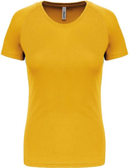 Damen-Sport-T-Shirt Kariban ProAct PA439 True Yellow