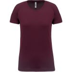 Damen-Sport-T-Shirt Kariban ProAct PA439 Wein