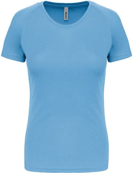 Damen-Sport-T-Shirt Kariban ProAct PA439 himmelblau