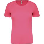 Damen-Sport-T-Shirt Kariban ProAct PA439 fluoreszierendes Rosa