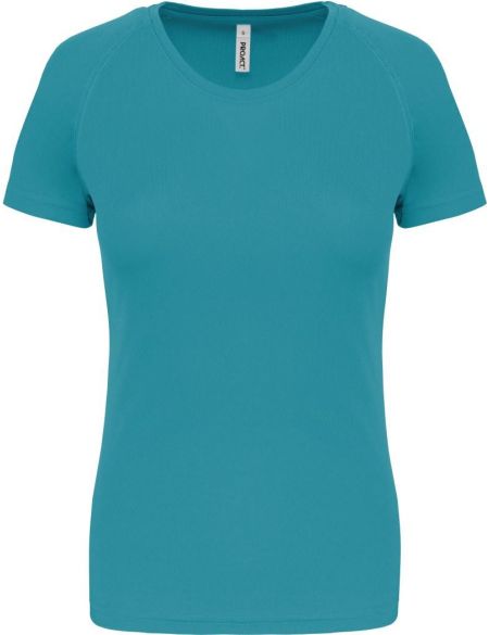 Damen-Sport-T-Shirt Kariban ProAct PA439 helltürkis