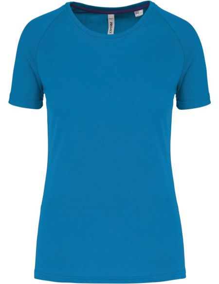 Damen-Sport-T-Shirt Kariban ProAct PA4013 Aquablau