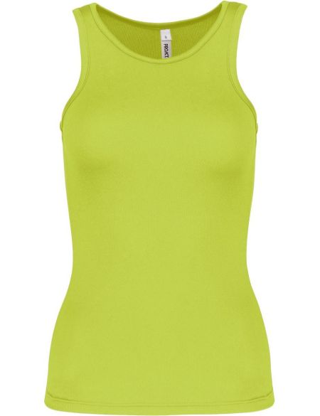 Damen-Sport-Tanktop Kariban ProAct PA442 Limette