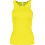 Kariban ProAct PA442 fluoreszierendes gelbes Sport-Tanktop für Damen