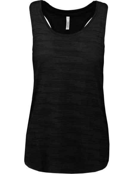 Damen-Sport-Tanktop Kariban ProAct PA4009 schwarz