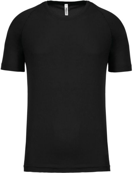 Kinder-Sport-T-Shirt Kariban ProAct PA445 schwarz