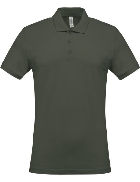 Poloshirt Herren Piqué Kariban K254 Dunkelkhaki