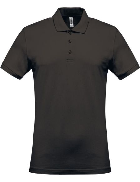 Poloshirt Herren Piqué Kariban K254 dunkelgrau