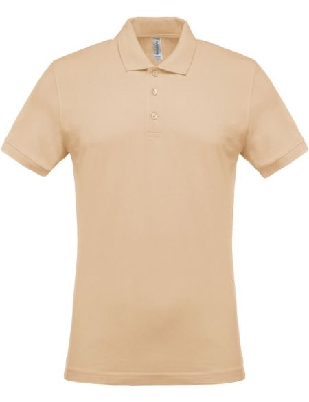 Poloshirt Herren Piqué Kariban K254 hellsand