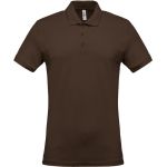 Poloshirt Herren Piqué Kariban K254 Schokolade