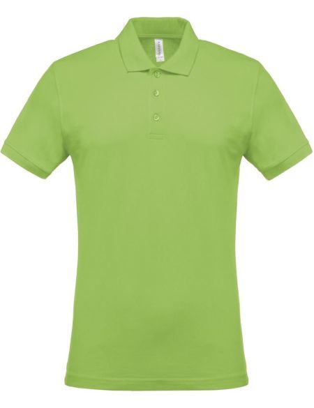 Poloshirt Herren Piqué Kariban K254 Limette