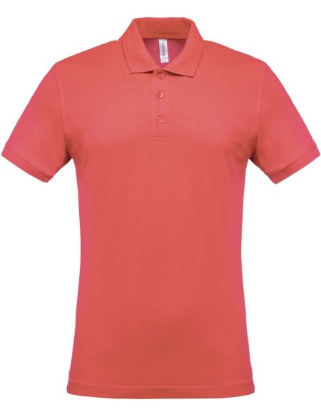 Poloshirt Herren-Piqué Kariban K254 True Coral