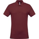 Poloshirt Herren Piqué Kariban K254 Wein