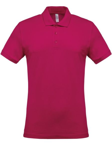 Poloshirt Herren Piqué Kariban K254 Fuchsia