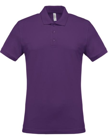 Poloshirt Herren Piqué Kariban K254 lila