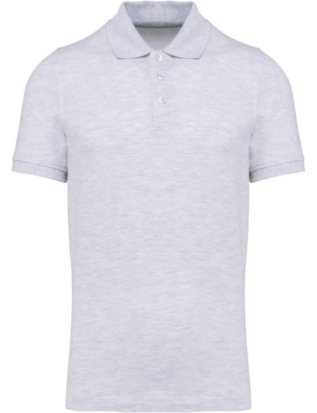 Poloshirt Herren Piqué Kariban K241 Asche meliert