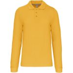 Poloshirt Herren Piqué mit langen Ärmeln Kariban K243 gelb