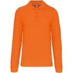 Poloshirt Herren Piqué mit langen Ärmeln Kariban K243 orange