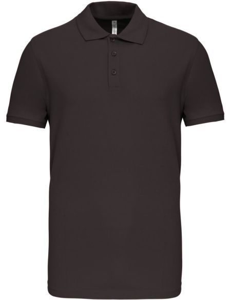 Poloshirt Herren elastisches Piqué Kariban K239 dunkelgrau