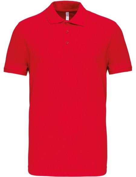 Poloshirt Herren elastisches Piqué Kariban K239 rot
