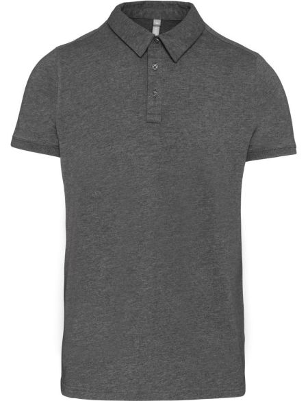 Poloshirt Herren Jersey Kariban K262 grau meliert
