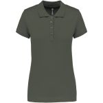Damen-Piqué-Poloshirt Kariban K255 dunkles Khaki