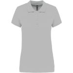 Damen-Piqué-Poloshirt Kariban K255 schneegrau