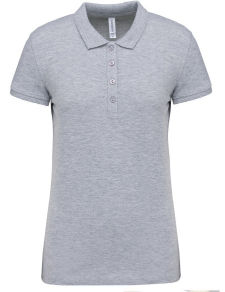 Damen-Piqué-Poloshirt Kariban K255 weiß