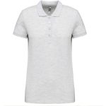 Damen-Piqué-Poloshirt Kariban K255 Asche meliert