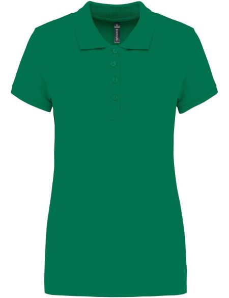 Damen-Piqué-Poloshirt Kariban K255 Kelly Green