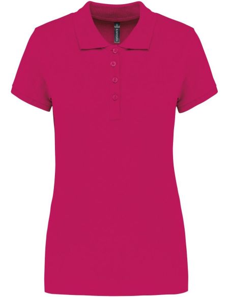 Damen-Piqué-Poloshirt Kariban K255 Fuchsia