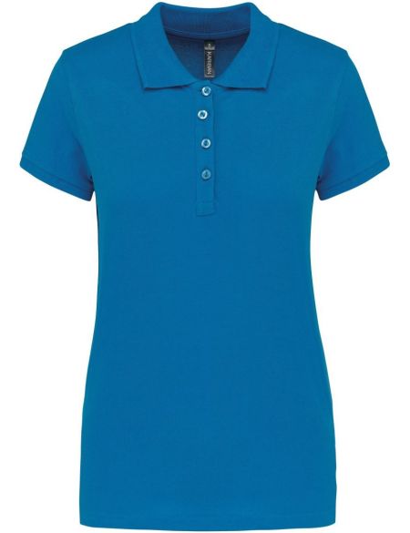 Damen-Piqué-Poloshirt Kariban K255 Tropenblau