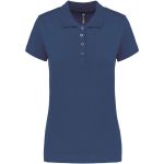 Damen-Piqué-Poloshirt Kariban K255 tiefblau