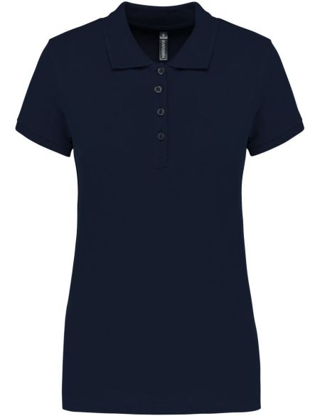 Damen-Piqué-Poloshirt Kariban K255 Marineblau